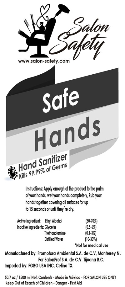 Safe Hands Label (Etiqueta 3 Safe Hands J)